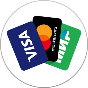 Major Payment Cards Illustration PNG Image