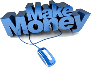Make Money Online Concept PNG