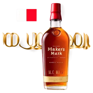 Makers Mark Heritage Bottle Png Ibr30 PNG Image