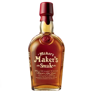 Makers Mark Whiskey Bottle Png Axs PNG Image