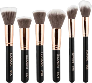 Makeup Brush Set Professional Beauty Tools PNG Image