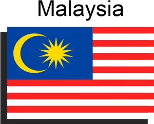 Malaysian Flag Graphic PNG Image