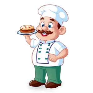 Male Baker Cartoon Png 06292024 PNG Image