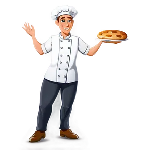 Male Baker Cartoon Png 06292024 PNG Image