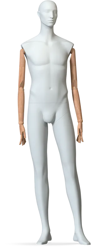 Male Mannequin Standing Pose PNG Image