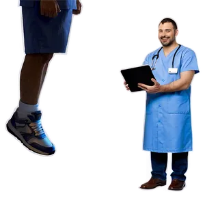 Male Nurse B PNG Image