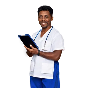 Male Nurse Giving Care Png 06292024 PNG Image