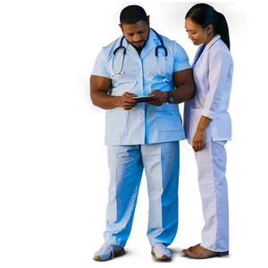 Male Nurse Giving Care Png 06292024 PNG Image