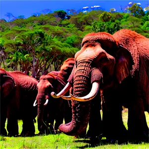 Mammoth Herd Migration Png 31 PNG Image