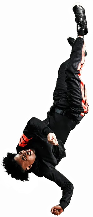 Man Fallingin Midair PNG Image