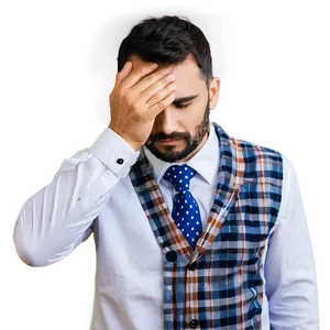 Man Overwhelmed By Sadness Png Xlm10 PNG Image