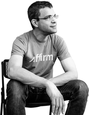 Man Seated Casual Affirm Shirt PNG Image