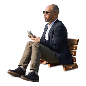 Man Sitting Png Oeu48 PNG Image