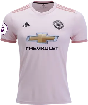 Manchester United Pink Jersey Adidas Chevrolet Sponsor PNG Image