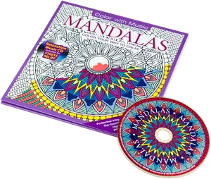 Mandala Coloring Bookwith Music C D PNG Image