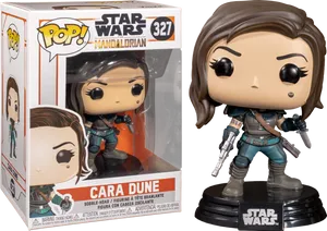 Mandalorian Cara Dune Funko Pop PNG Image