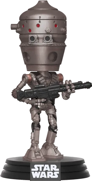 Mandalorian Droidwith Blaster PNG Image