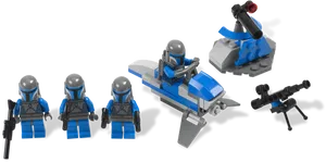 Mandalorian Lego Minisand Vehicles PNG Image