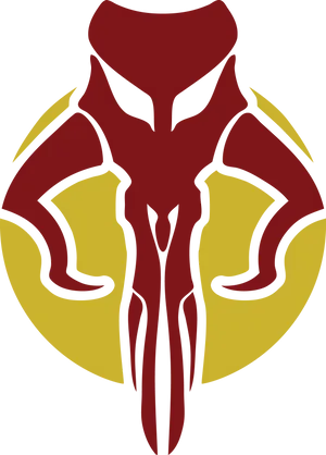 Mandalorian Mythosaur Skull Symbol PNG Image