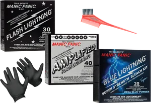 Manic Panic Hair Lightening Kits PNG Image