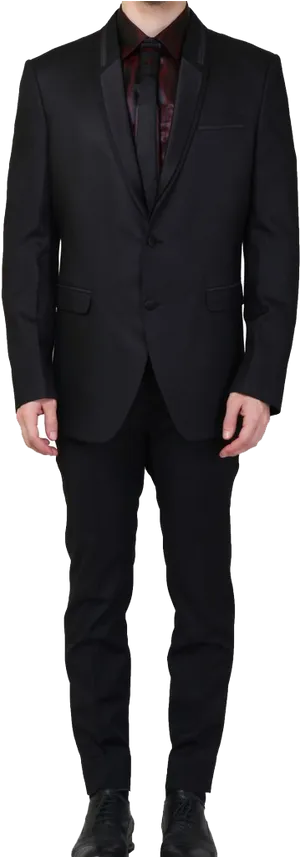 Manin Black Suit PNG Image