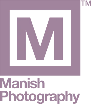 Manish Photography Logo Purple PNG Image