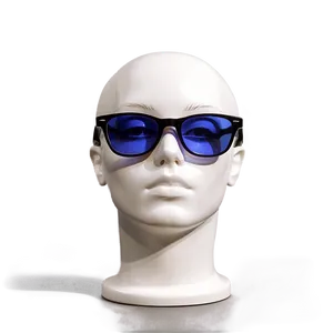 Mannequin Head With Glasses Display Png Dmm PNG Image