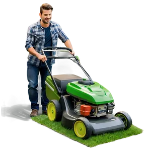 Manual Vs. Automated Mowing Png Oll PNG Image