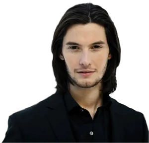 Manwith Long Straight Hair PNG Image