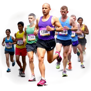 Marathon Run Png Vff78 PNG Image