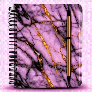 Marble Notebook Cover Png 06282024 PNG Image