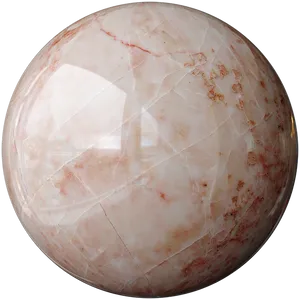 Marble Texture Sphere3 D Render PNG Image