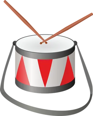 Marching Band Snare Drum Illustration PNG Image