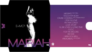 Mariah E= M C2 Album Cover PNG Image