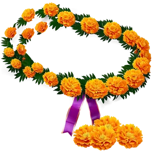 Marigold Festival Decor Png Llm46 PNG Image