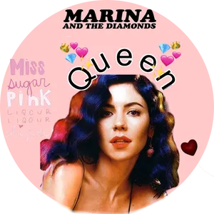 Marina Queen Album Art PNG Image