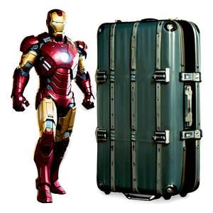 Mark V Suitcase Iron Man Suit Png 06292024 PNG Image