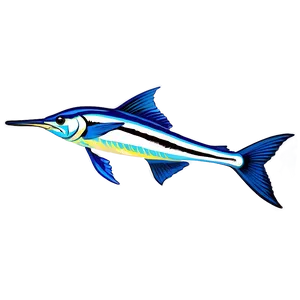 Marlin Fish Illustration Png Spj PNG Image