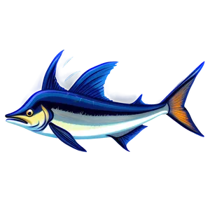 Marlin Fish Illustration Png Wgc PNG Image