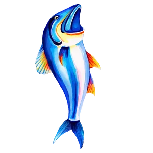 Marlin In Watercolor Png 06242024 PNG Image