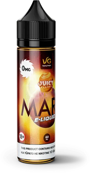 Mars E Liquid Vape Juice PNG Image