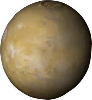 Mars Planet Full View PNG Image