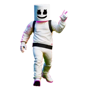 Marshmello Emote Fortnite PNG 1 PNG