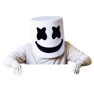 Marshmello Face Fan Art Png Dgr PNG Image