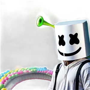 Marshmello Face Profile Png Ipj66 PNG Image