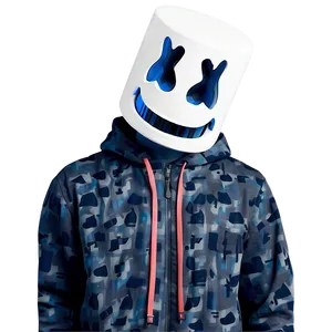 Marshmello Face Silhouette Png 60 PNG Image