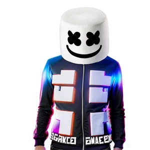 Marshmello Helmet For Cosplay Png Ejj PNG Image