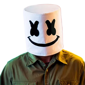 Marshmello Mask For Music Festival Png Fim8 PNG Image