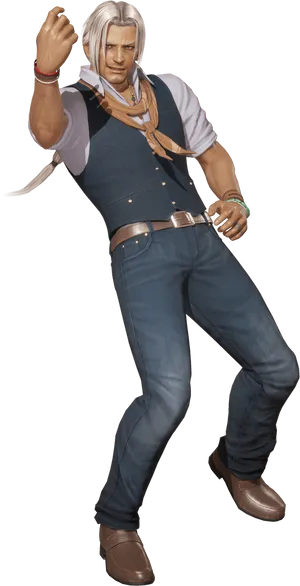 Martial_ Artist_ Character_ Pose PNG Image