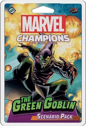 Marvel Champions Green Goblin Card Game Pack PNG Image